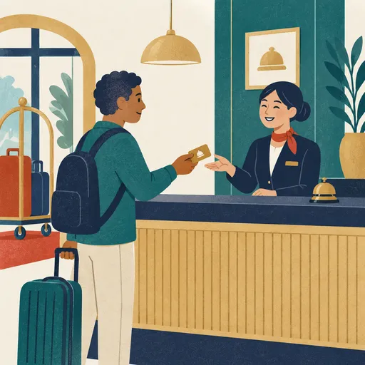 front desk のイメージ