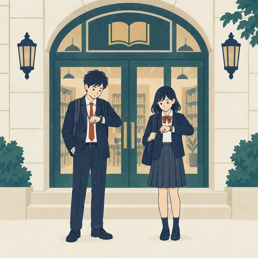 in front of のイメージ