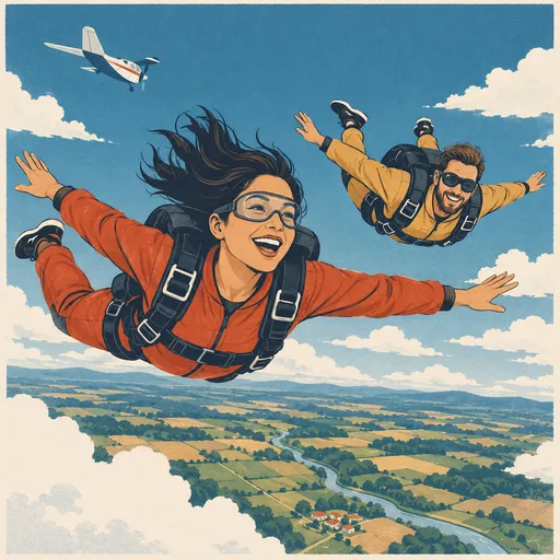 skydiving のイメージ