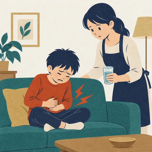 stomachache のイメージ