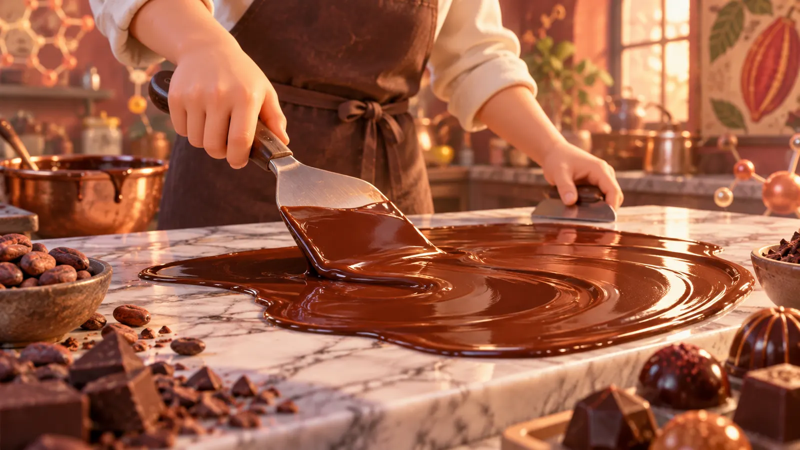 チョコが「手では溶けにくく、口でとろける」のは偶然じゃない。6種類ある結晶の“5番”のしわざ
