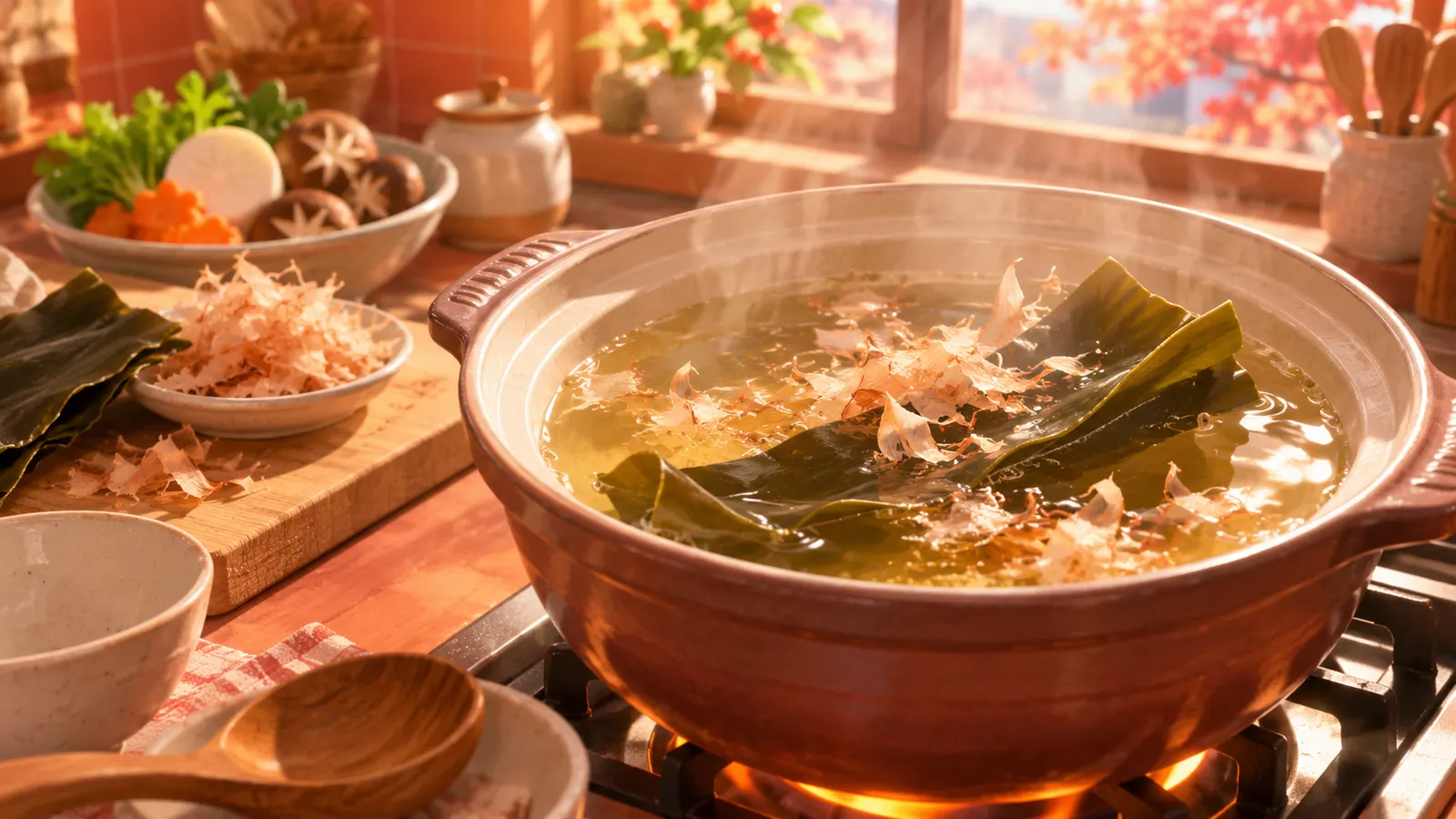 昆布とかつお節を合わせると、うま味は「足し算」じゃなく「かけ算」になっていた