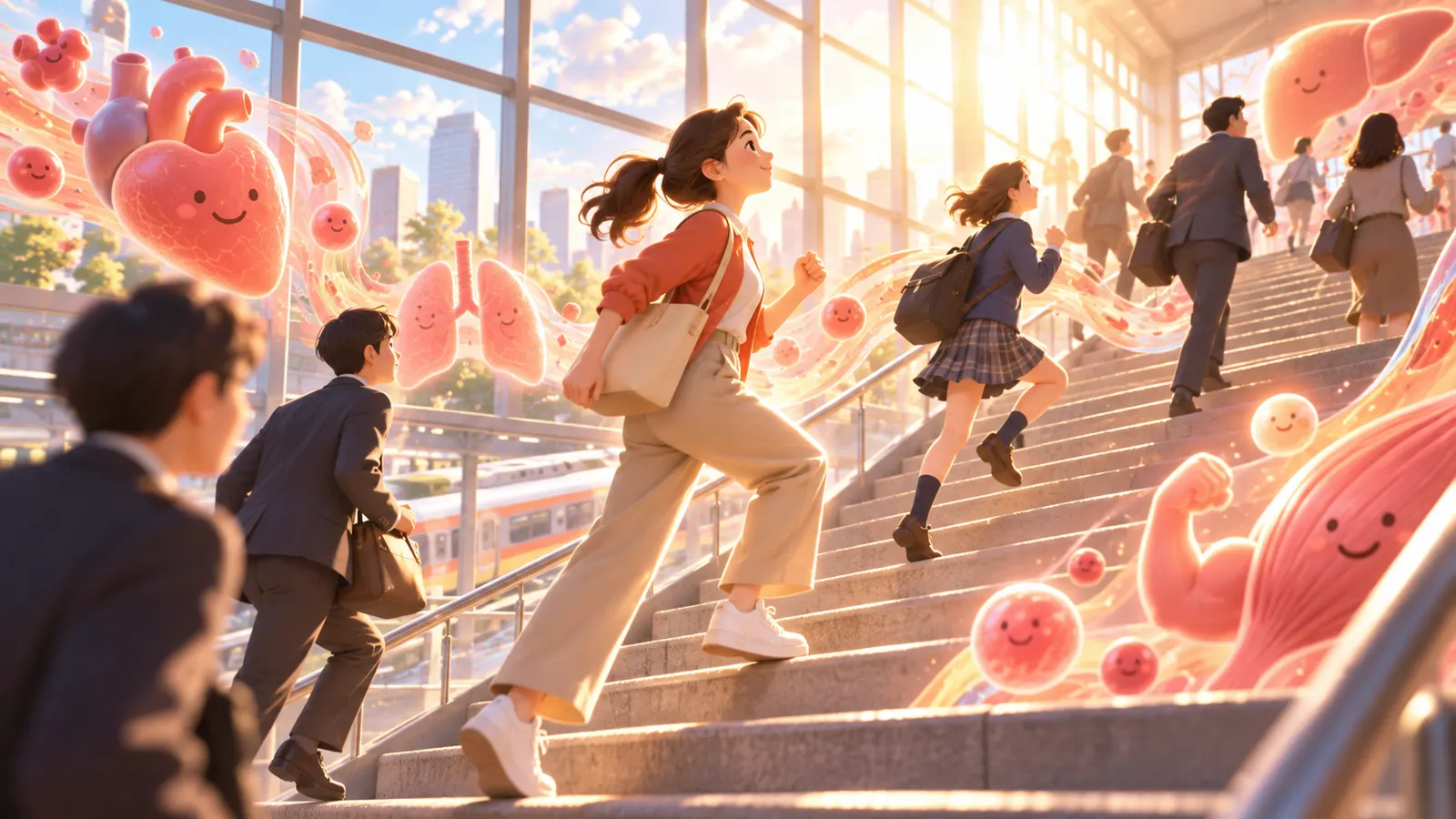 運動習慣のない人でも、1日3回「1分のちょいキツ」で死亡リスクが約4割低かった