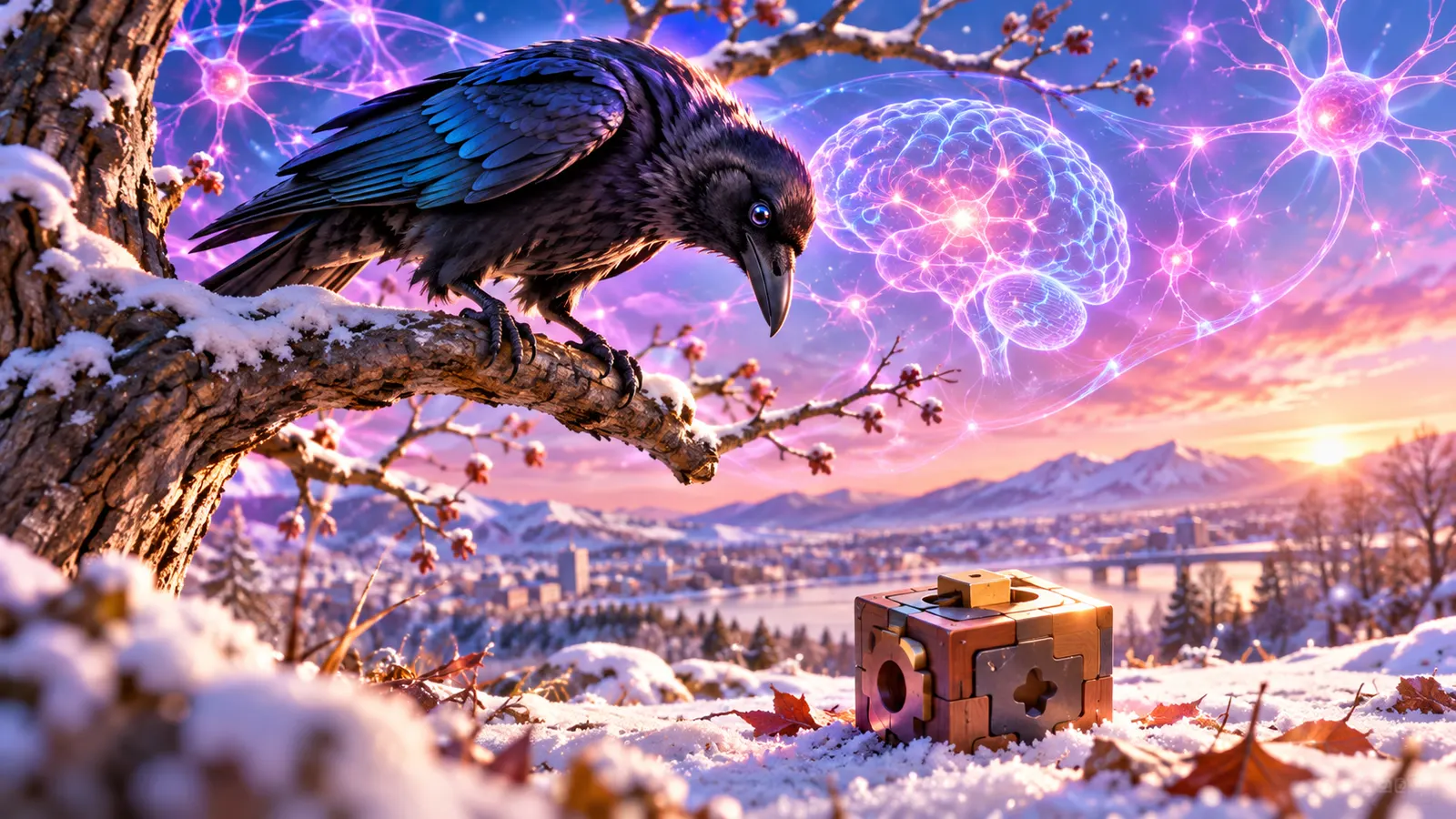 「鳥頭」はほめ言葉だった？ カラスやオウムの小さな脳には、サル並みの神経細胞が詰まっていた