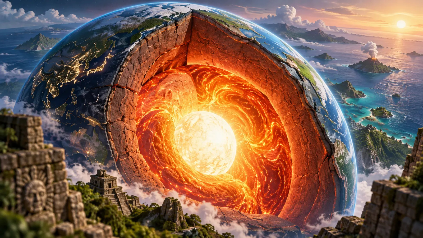 地球の中心は約6000℃。足もとの真下に「太陽の表面」並みの熱があった