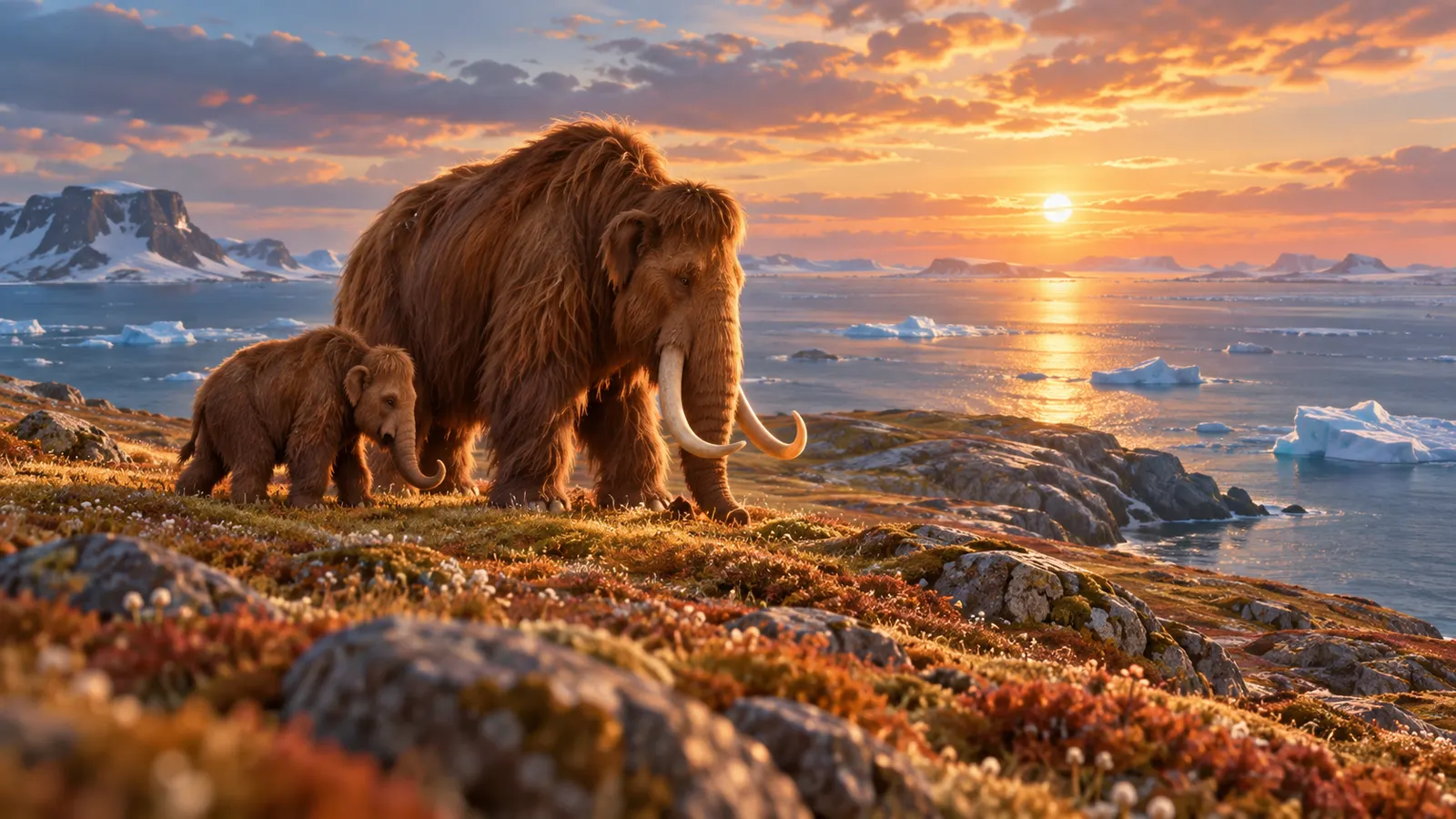 ピラミッドが建てられていた頃、北極海の島ではまだマンモスが生きていた