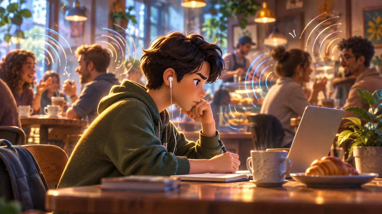 静かな教室では聞き取れるのに、カフェだと急に無理。英語が「雑音に弱い」のには理由があった