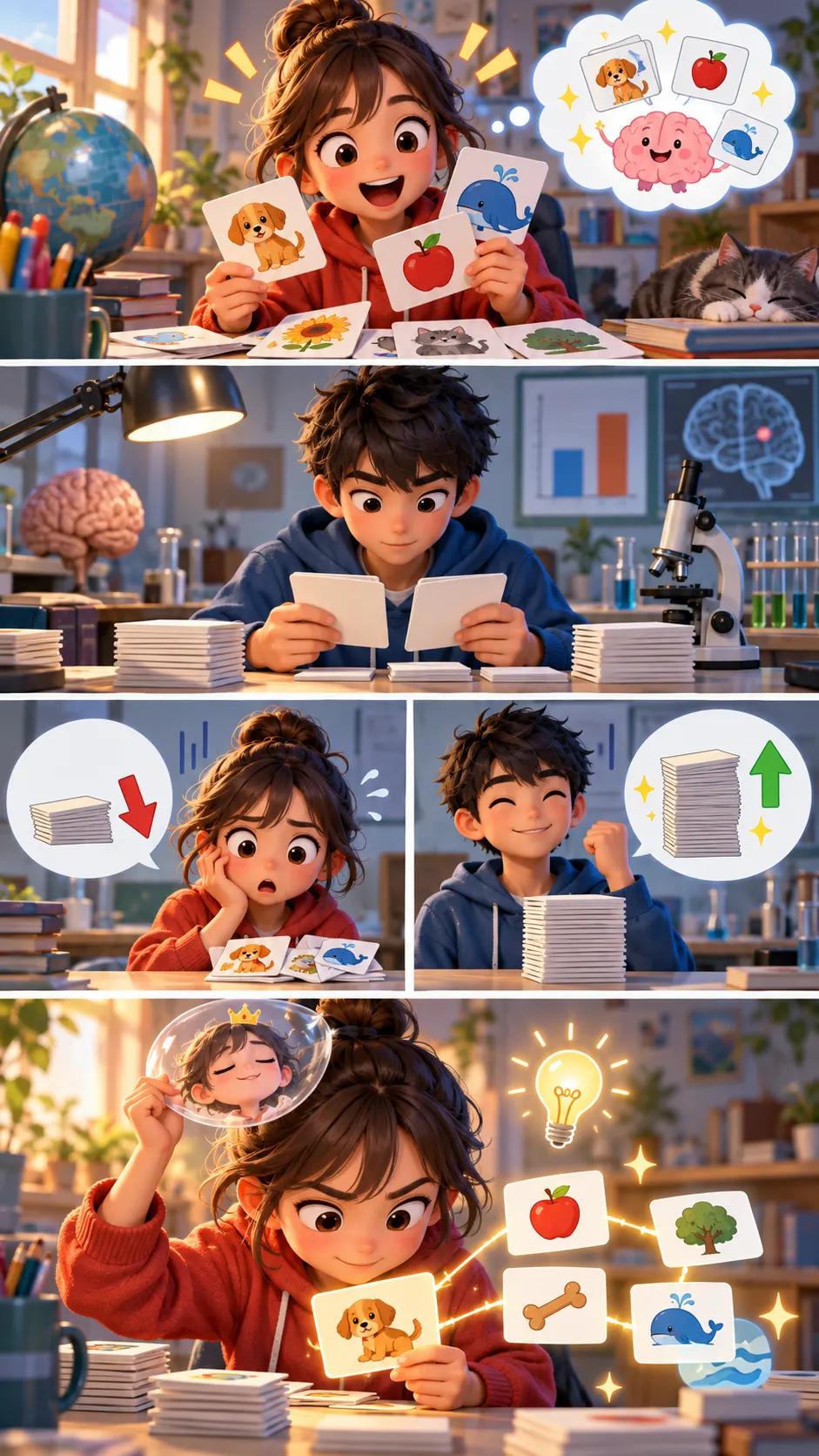 「イラスト付き単語帳」は覚えやすい? 実験では訳語に負けた。原因は「わかったつもり」の4コマ漫画