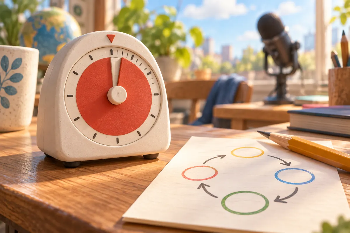準備時間を細かく変えた実験では、正確さがはっきり上がる境目は「1分」だった