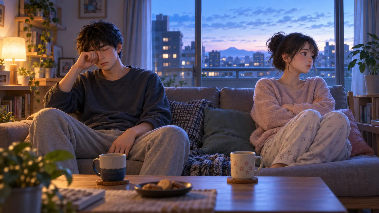 75人の日記では、よく眠れなかった次の日ほど恋人との「ケンカ」が多めだった