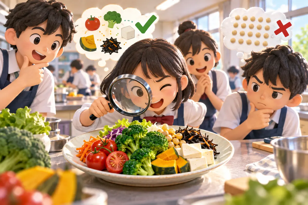 品目を数えるより、「色」と「グループ」がそろっているかを見るほうが簡単