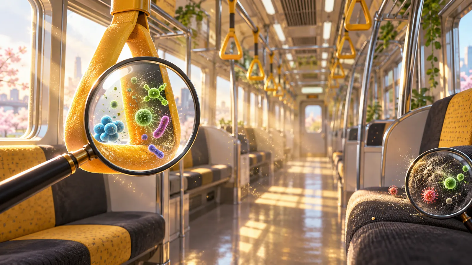 「電車の座席は菌だらけ」は半分ホント。DNAを調べたら主役は"みんなの皮膚の常在菌"だった
