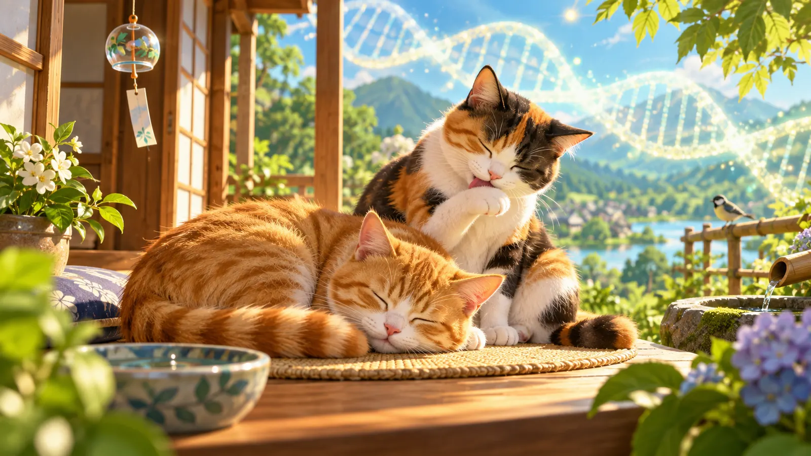 茶トラ猫の毛色の謎、ついに解明。犯人はDNAの小さな「欠け」だった