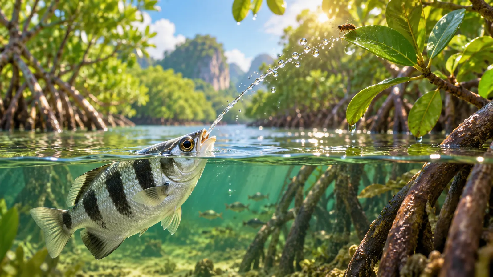テッポウウオは「人の顔」を見分けた。水鉄砲で虫を撃ち落とす魚の、意外すぎる頭のよさ