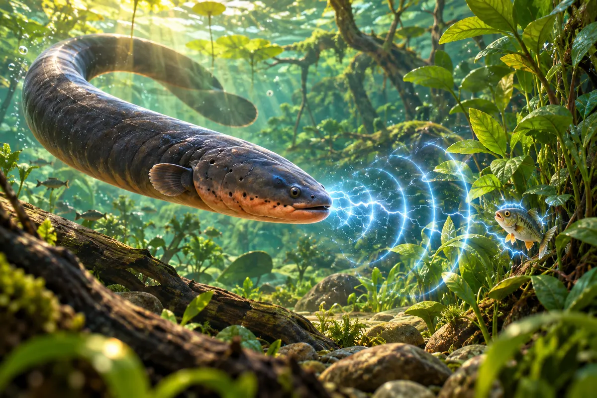 短いパルスで隠れた獲物をけいれんさせ、居場所をあぶり出す