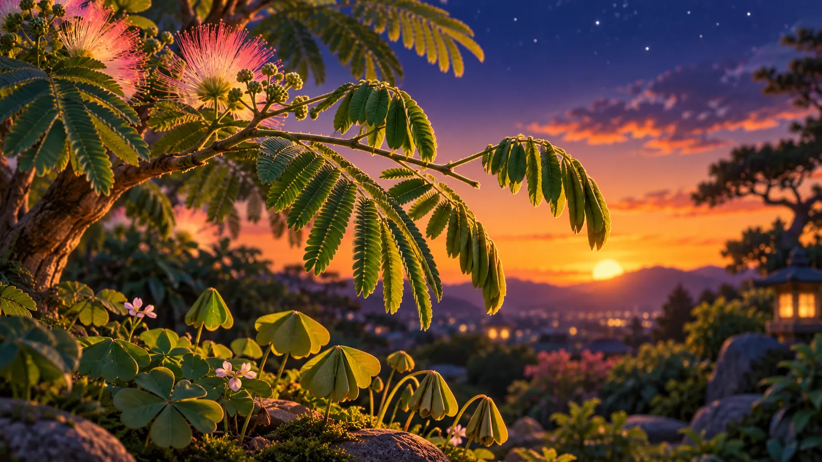 植物も夜は「寝る」？ ネムノキの葉が閉じる理由と、リンネが考えた“花時計”