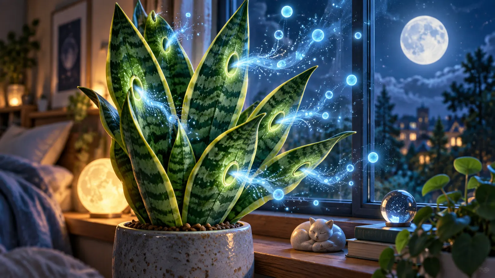 「サンスベリアは夜に酸素を出す」は本当？ CAM植物の“夜ふかし”を正しく理解する