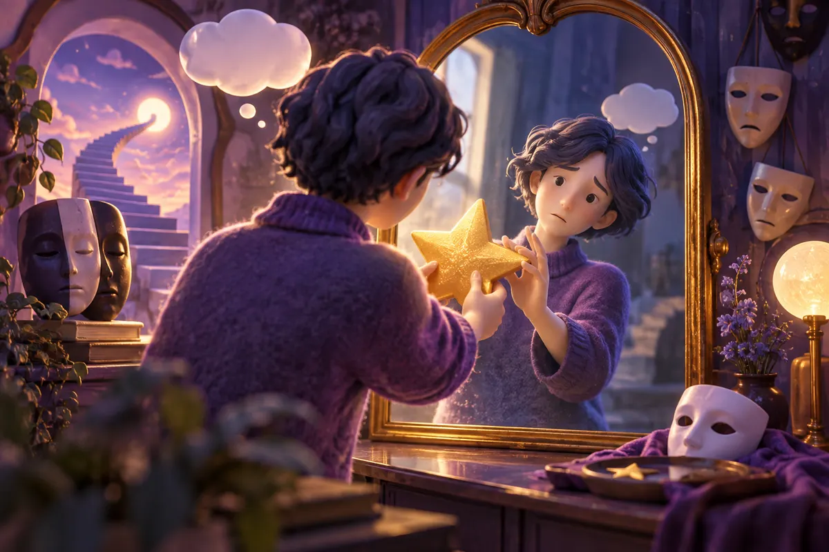 自分のイメージとズレた褒め言葉は、うまく"貼りつかない"