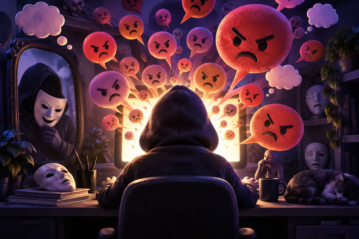 ネットの「荒らし」を楽しむ人は、サディズムの傾向が高いという研究がある