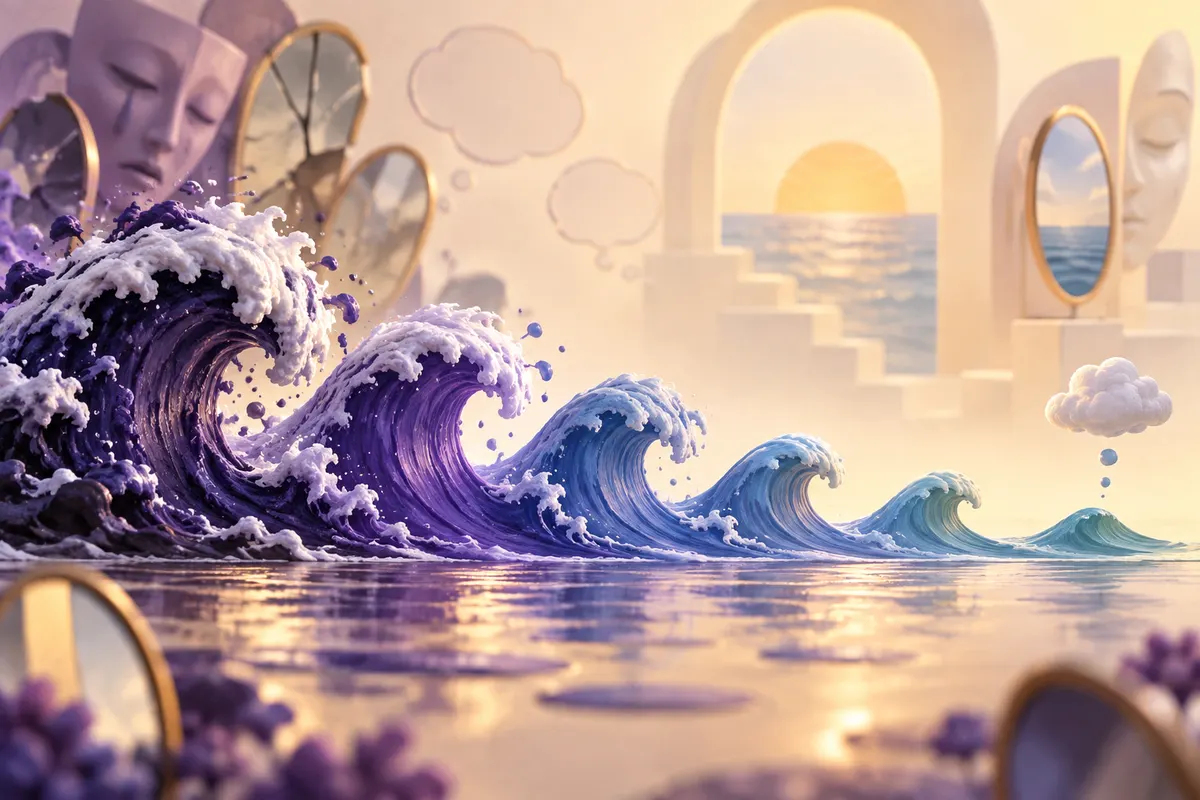 気分の波は、年齢とともに少しずつ穏やかに。ただし不安の雲は別の動き