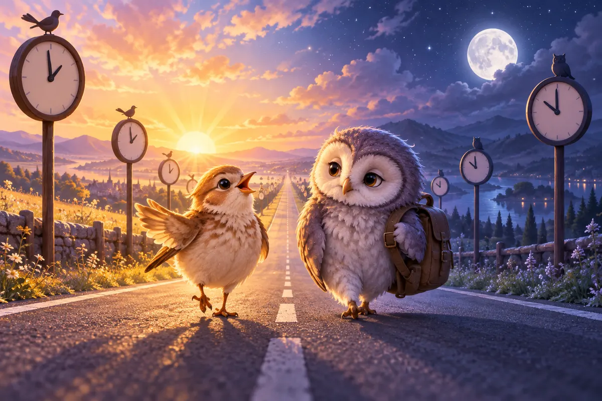 社会の時計が朝に合わせてあるとき、夜型の人は毎日少しずつ「向かい風」を受けているのかもしれない
