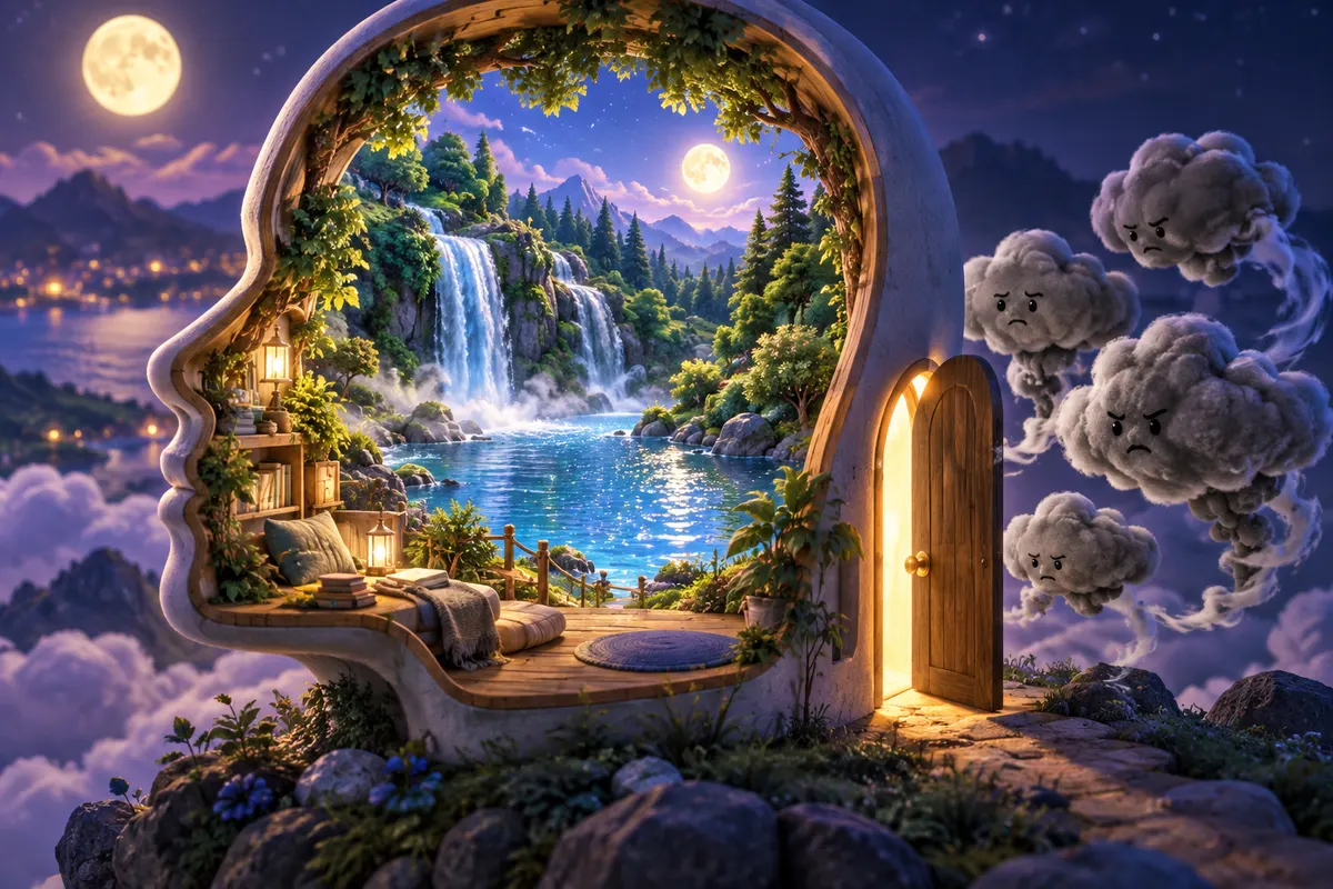 頭の中を心地よい景色で満たすと、心配ごとが入るすきがなくなる