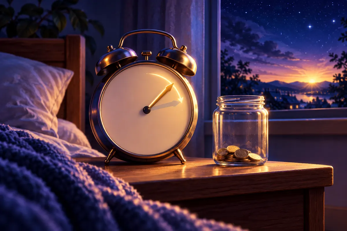 夏時間が始まる夜は、時計が1時間進んで眠れる時間が短くなる(イメージ)