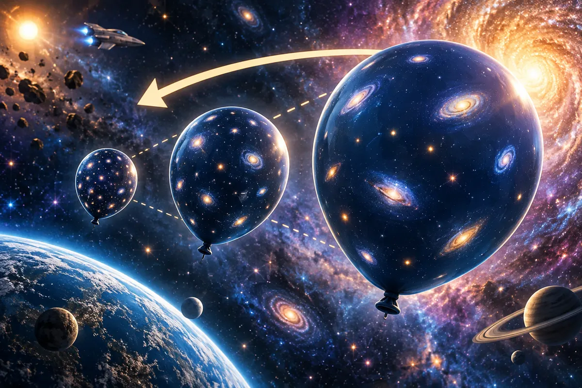 膨張を逆回しすれば、宇宙の「はじまり」が見えてくる