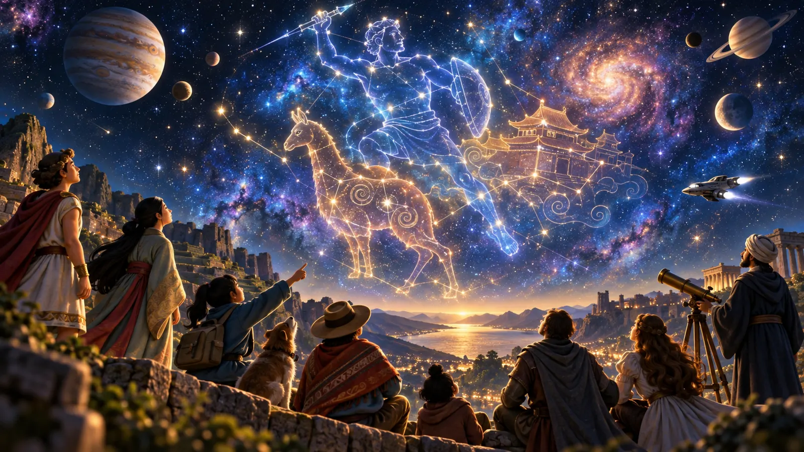 星座は世界共通じゃなかった。56の文化の星座を比べたら「同じ星でも別の絵」