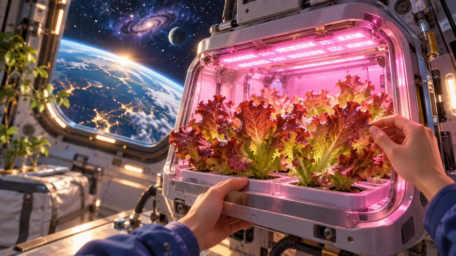 宇宙で育てたレタス、宇宙飛行士は食べた？ 無重力では根っこが“迷子”になる