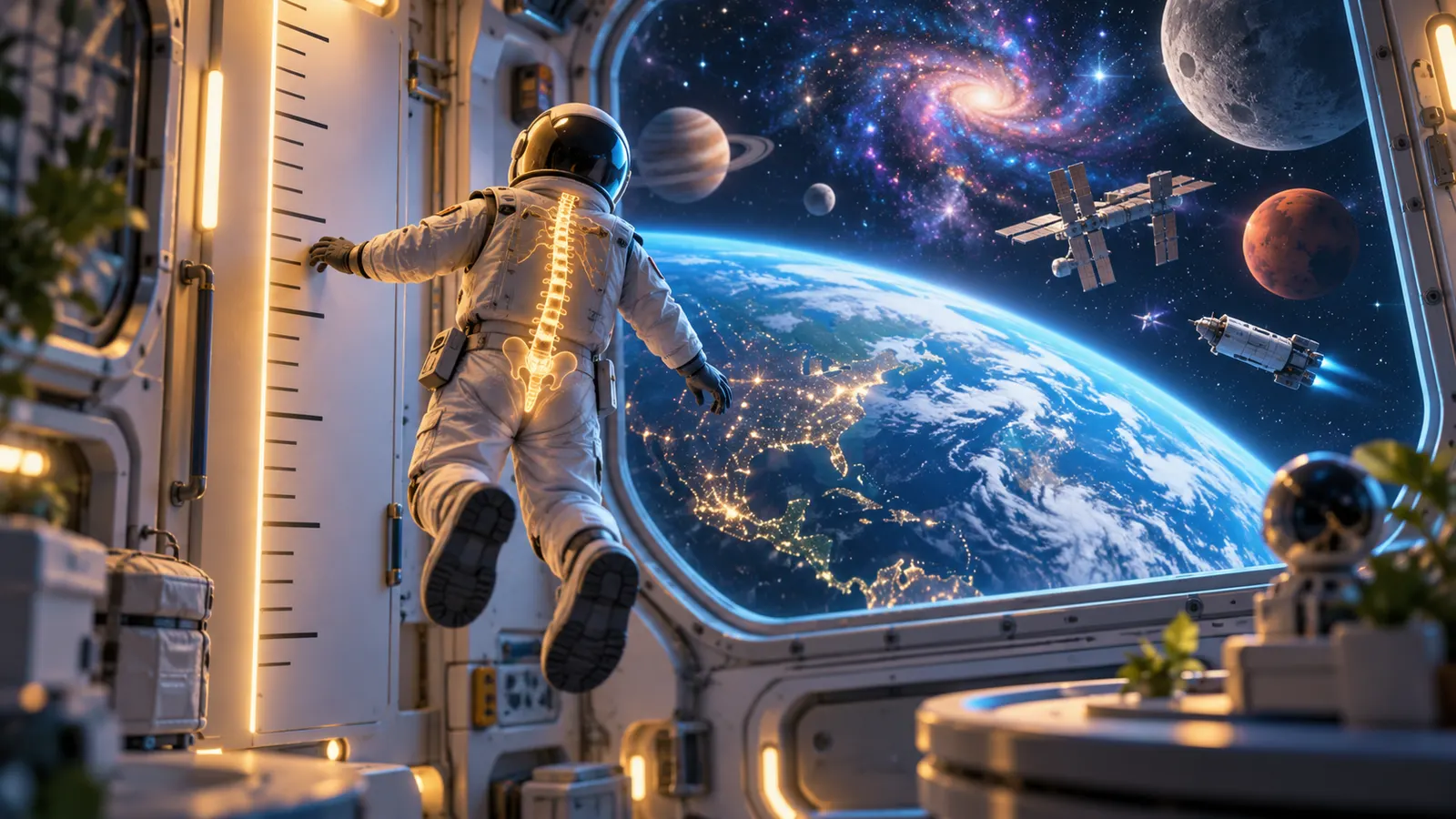 宇宙に行くと背が最大3%伸びる。でも地球に帰ると“元通り”になるワケ