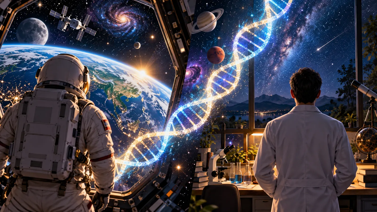 一卵性双子の片方を宇宙に1年。NASAが本気で比べたら体に何が起きた？