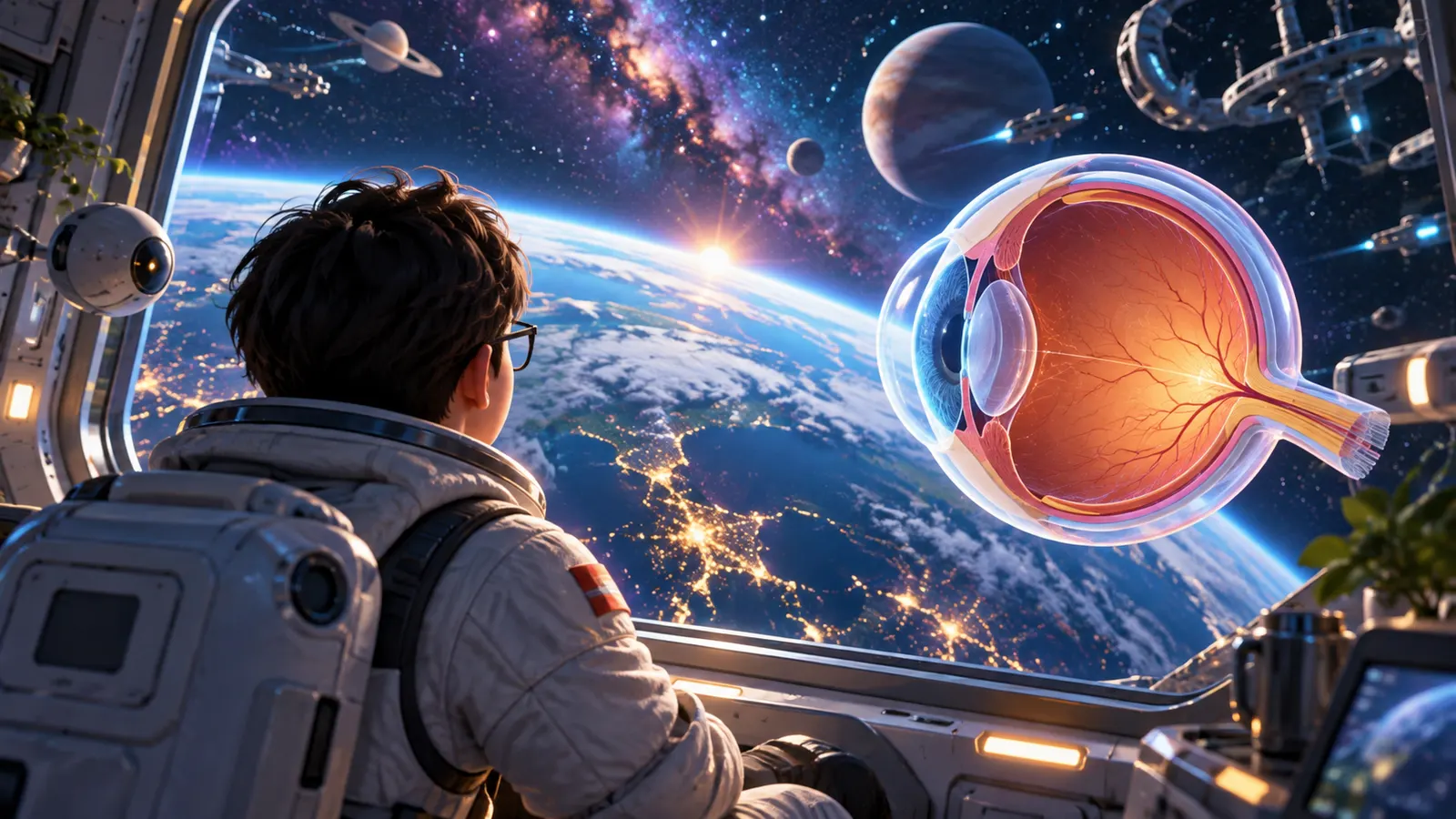 宇宙に半年いると目の奥が“平たく”なる。宇宙飛行士を悩ませるSANSとは