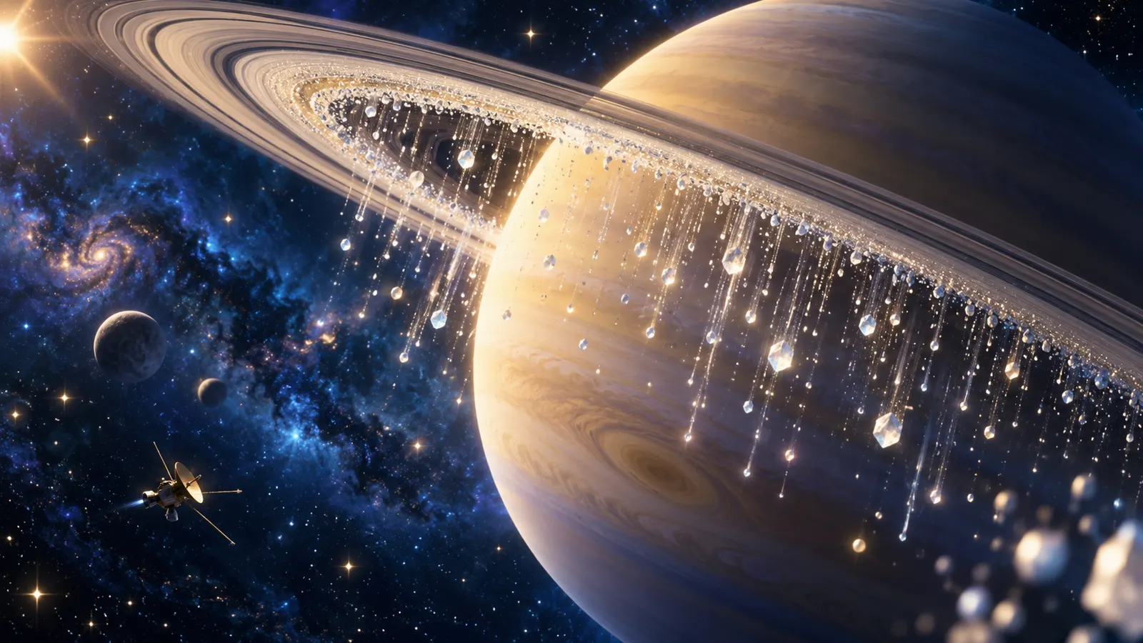 土星の輪はいつか消える？「輪の雨」が降り続けている、という観測