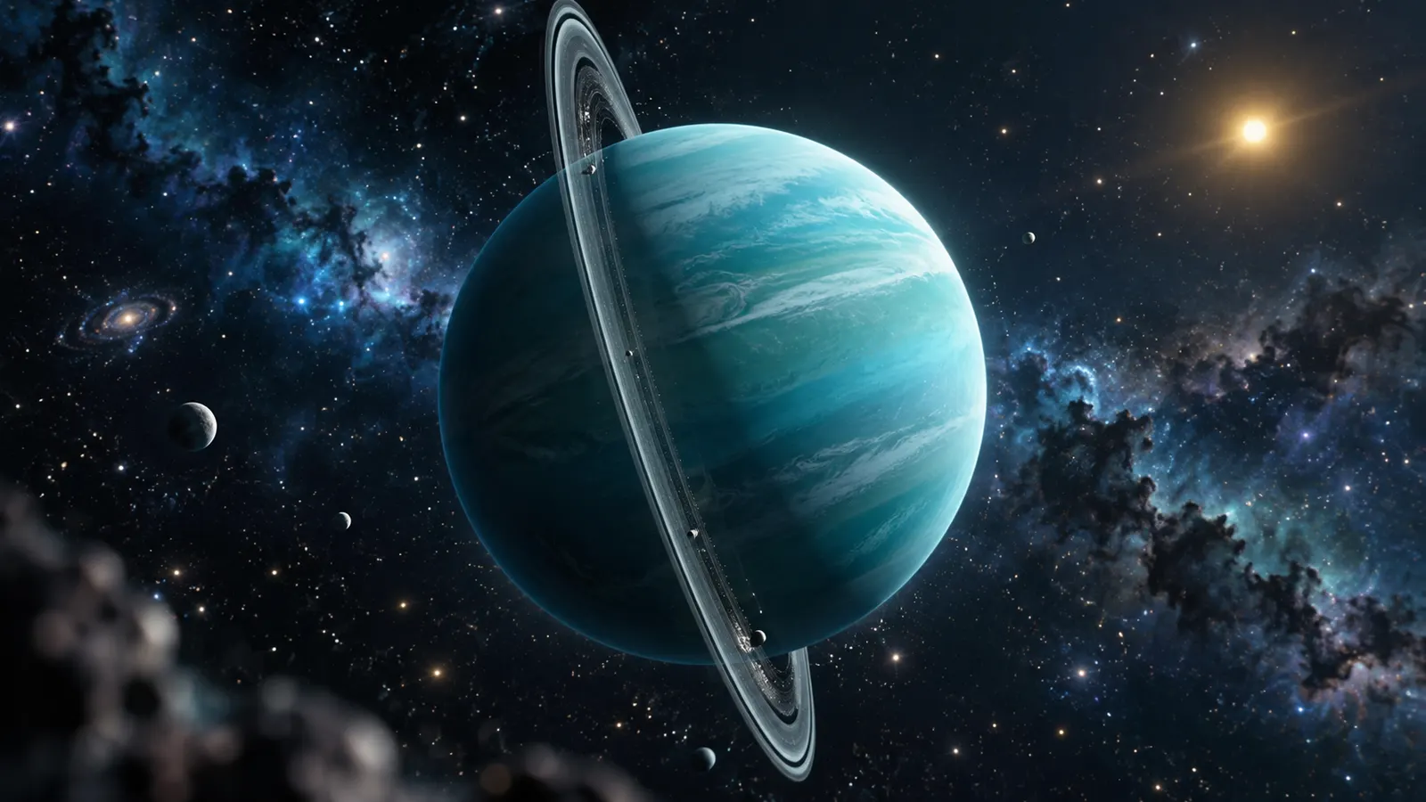 天王星は「寝ころんだまま」回っている。98度も傾いた惑星の謎