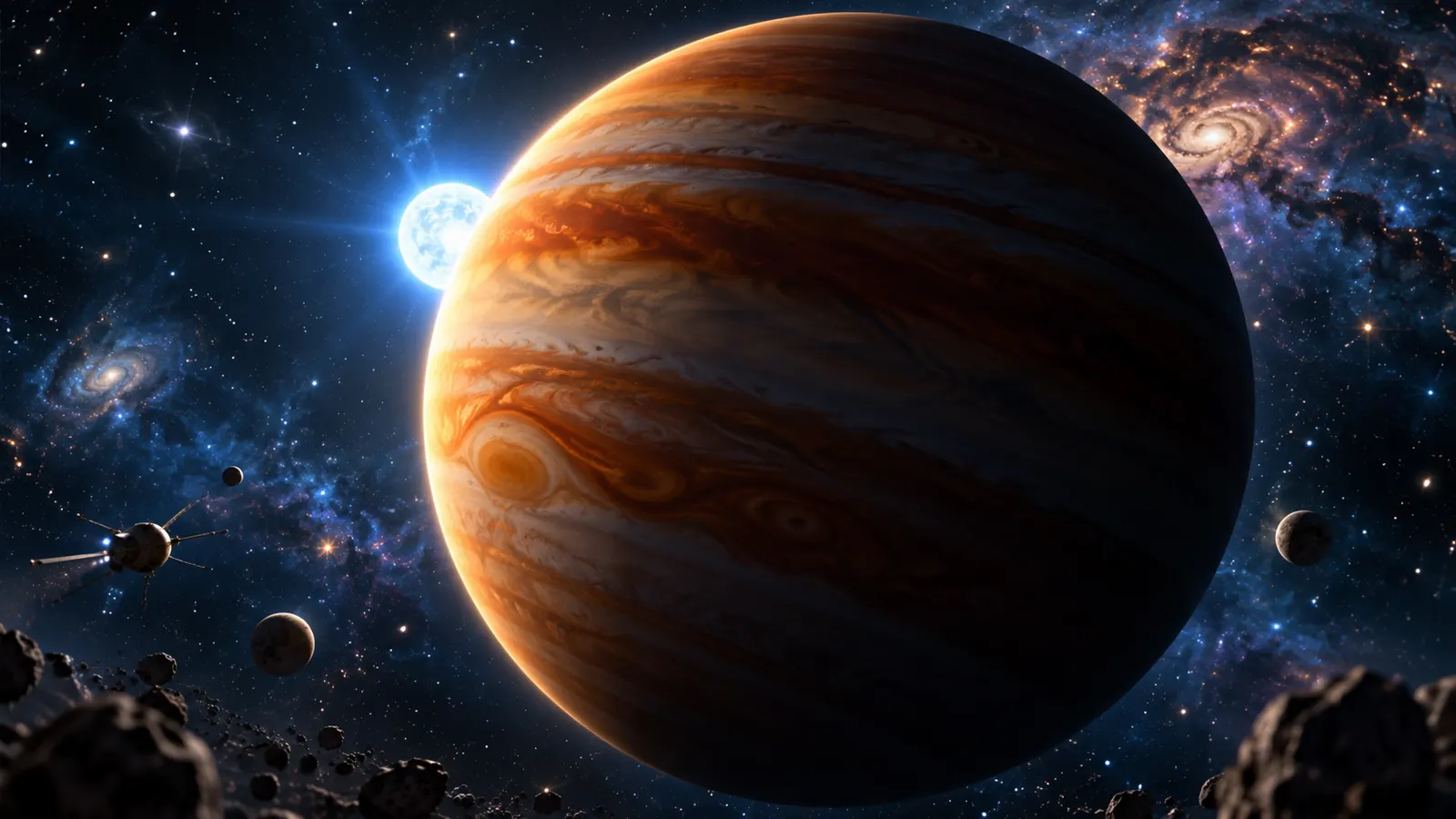 死んだ星を生きのびた「木星」がいた。ウェッブ望遠鏡が見た“50億年後の太陽系”の予告編