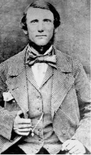 第1回の全英オープンで優勝したゴルファー、ウィリー・パークの写真（1867年ごろ）
