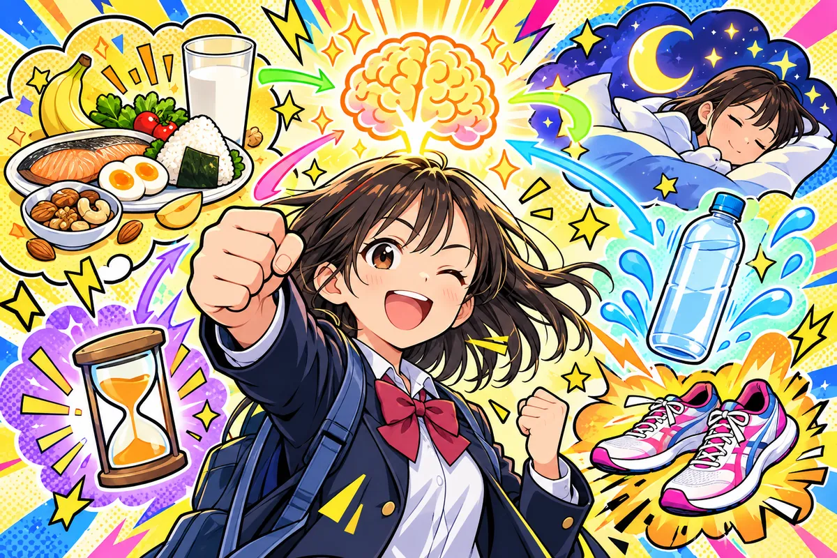 学習法ハックのプロンプトのイラスト