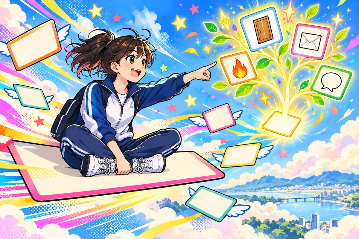 英単語・熟語のプロンプトのイラスト