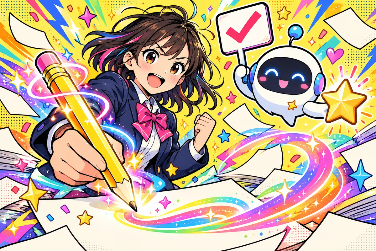 英作文・ライティングのプロンプトのイラスト