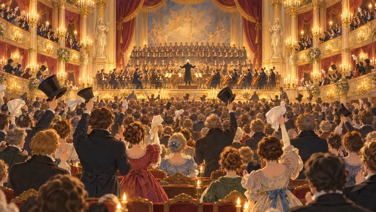 Beethoven: The Music He Could Not Hear(ベートーヴェン 聞こえない音楽)の挿絵
