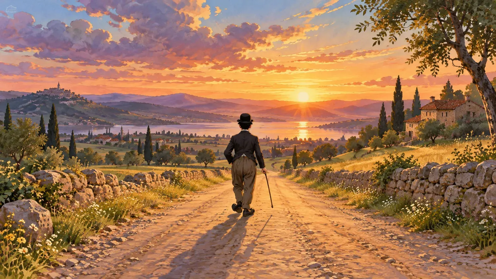 Charlie Chaplin: Making the World Laugh（チャップリン 世界を笑わせた男）の挿絵