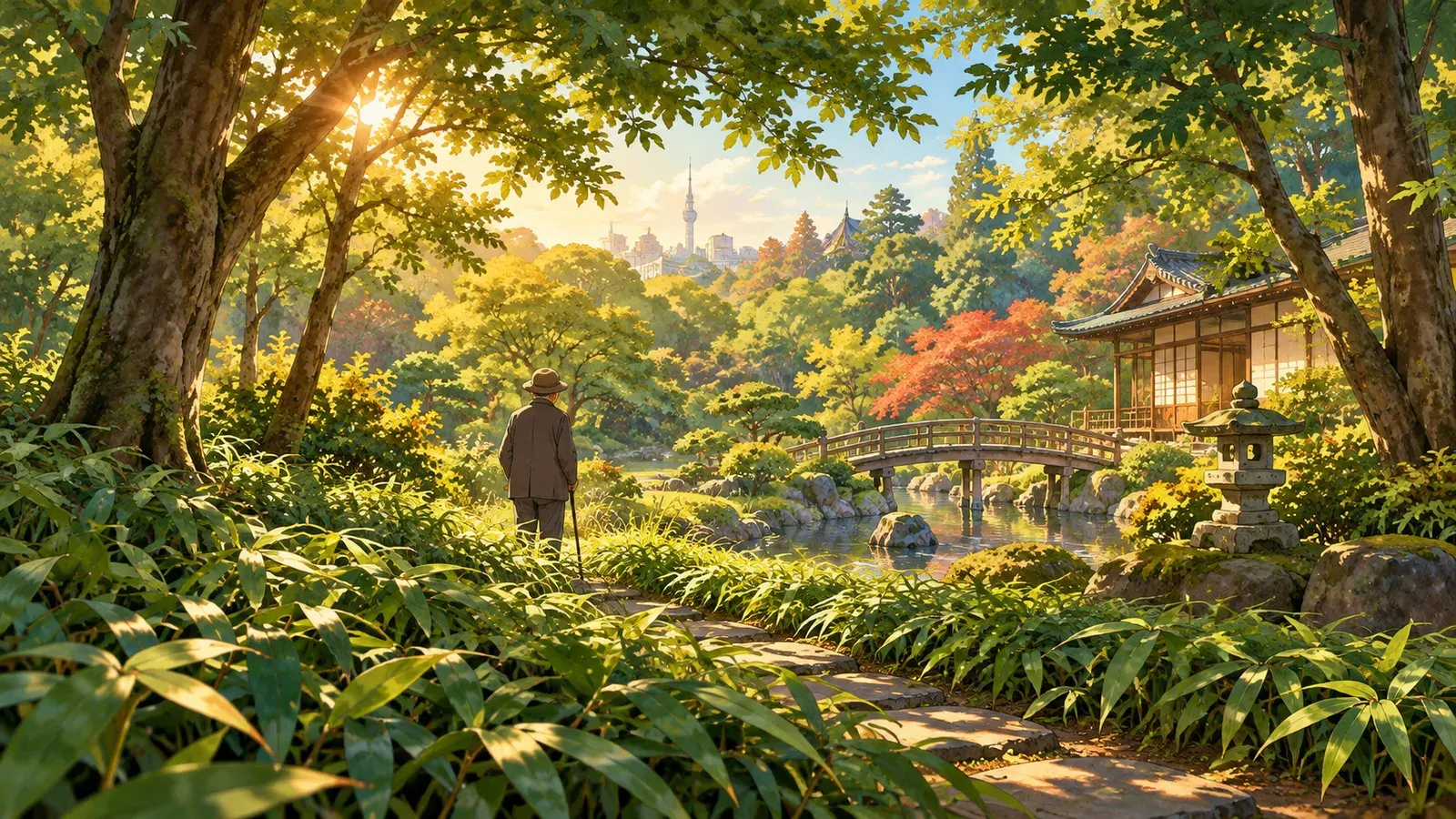 Makino Tomitaro: A Bamboo Named Sueko(牧野富太郎――妻の名をつけた笹)の挿絵