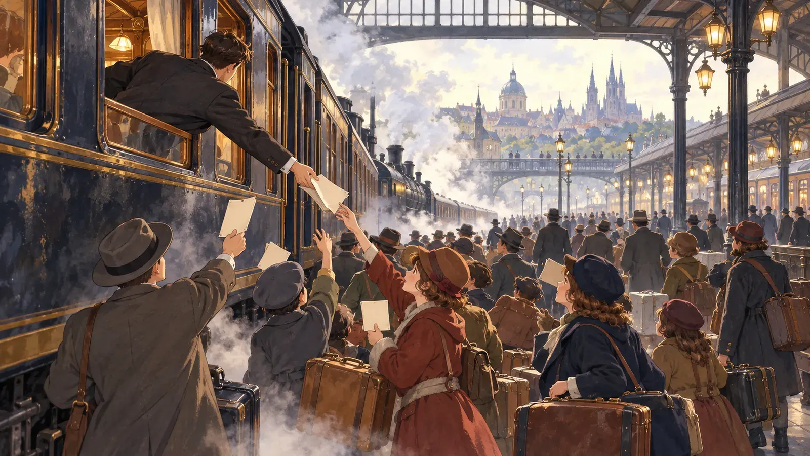Sugihara Chiune: Visas for Life(杉原千畝――命のビザ)の挿絵
