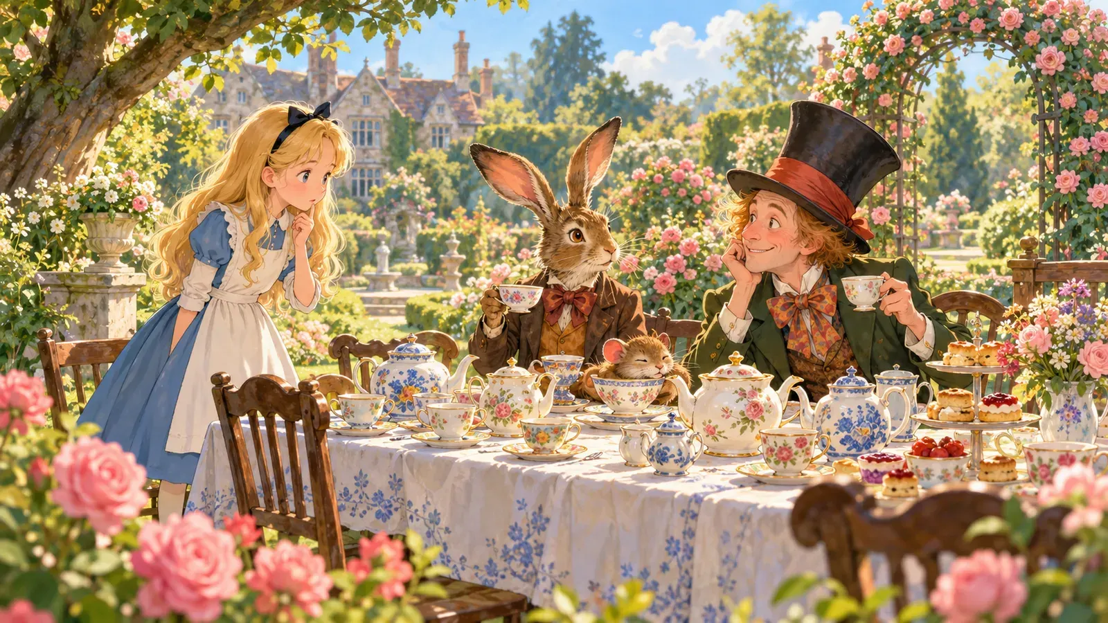 Alice's Adventures in Wonderland（不思議の国のアリス）の挿絵