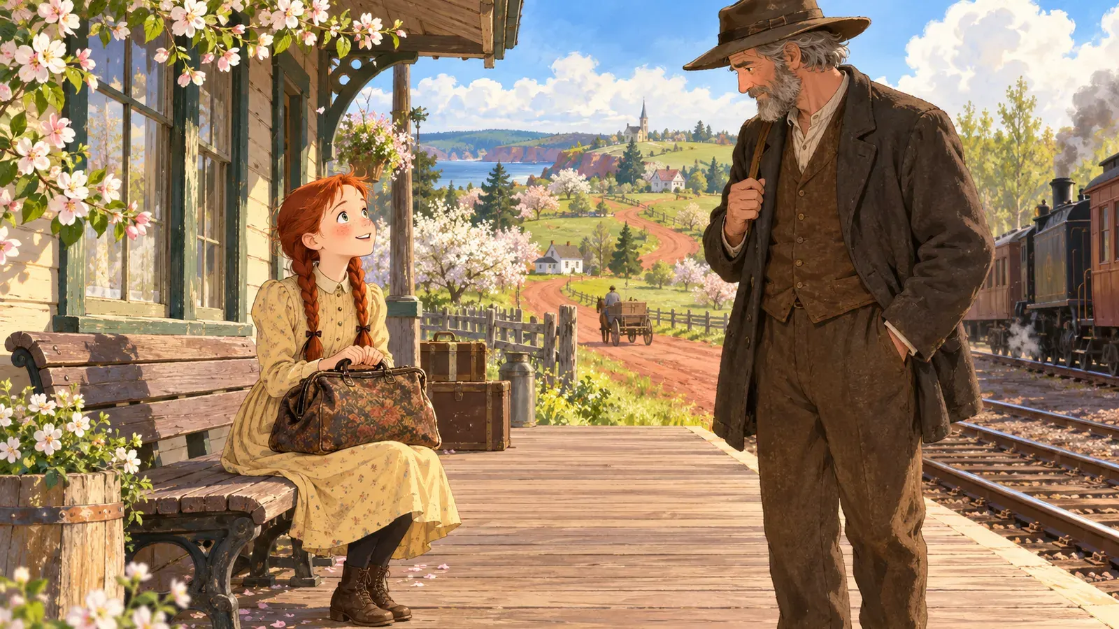 Anne of Green Gables(赤毛のアン)の挿絵