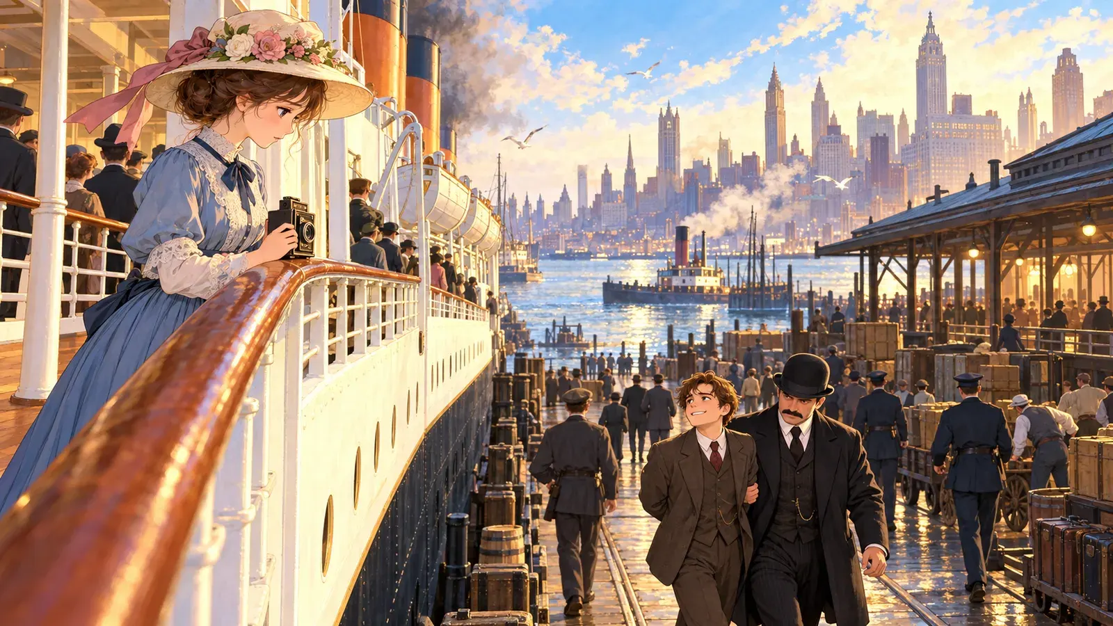 The Arrest of Arsène Lupin（アルセーヌ・ルパンの逮捕）の挿絵