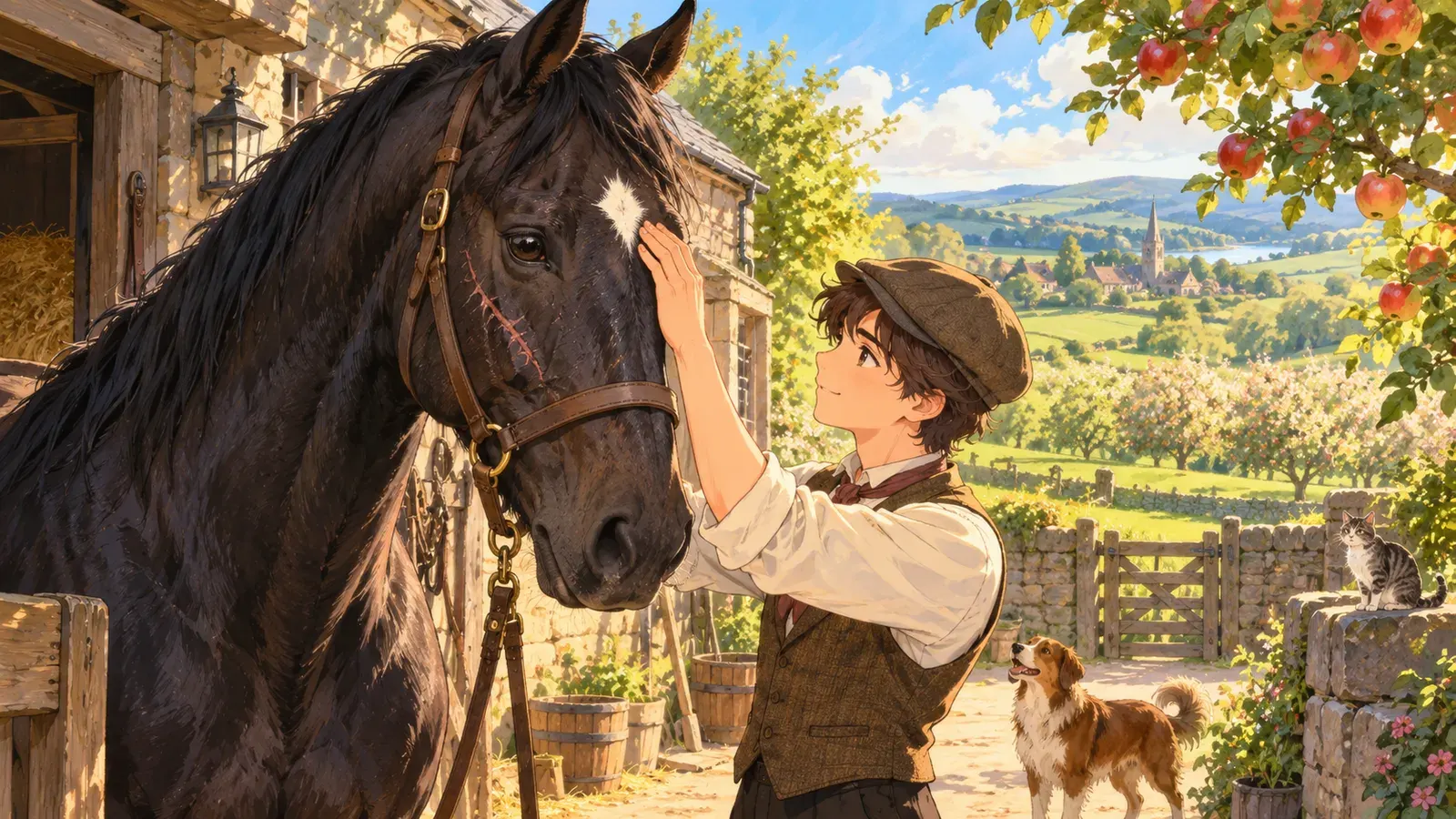 Black Beauty(黒馬物語)の挿絵