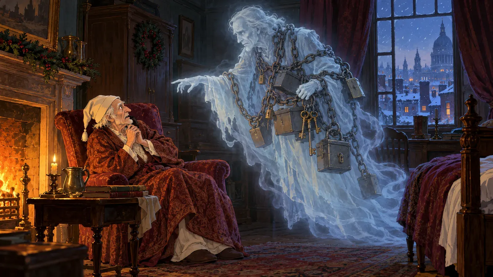 A Christmas Carol（クリスマス・キャロル）の挿絵