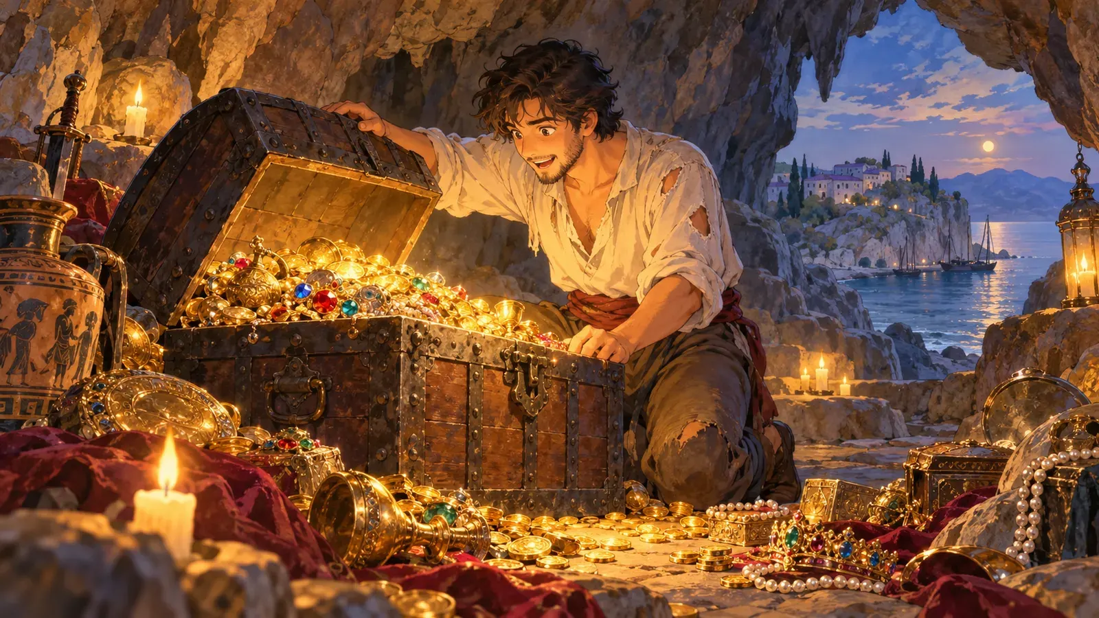 The Count of Monte Cristo(モンテ・クリスト伯)の挿絵